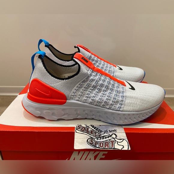 Nike Shoes - New Nike React Phantom Run Flyknit 2 Grey Blue Air Max 8.5